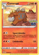 Camerupt 014/078 - ITA - Near Mint - Spada e Scudo - Pokemon GO - Carta Pokemon