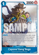 Capone"Gang"Bege OP11-048 - Character Blu Rare - Near Mint - A Fist of Divine Speed - Carta One Piece Card Game