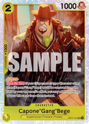 Capone"Gang"Bege OP11-101 V1 - Character Giallo Super Rare - Near Mint - A Fist of Divine Speed - Carta One Piece Card Game