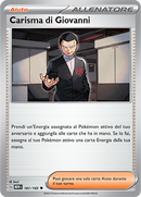 Carisma di Giovanni 161/165 - ITA - Near Mint - Scarlatto e Violetto - 151 - Carta Pokemon