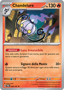 Chandelure 038/167 Reverse Holo Rara - ITA - Near Mint - Scarlatto e Violetto - Crepuscolo Mascherato - Carta Pokemon