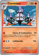 Chandelure 038/197 Reverse Holo - ITA - Near Mint - Scarlatto e Violetto - Ossidiana Infuocata - Carta Pokemon