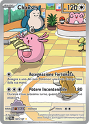 Chansey 187/167 Illustrazione Rara - ITA - Near Mint - Scarlatto e Violetto - Crepuscolo Mascherato - Carta Pokemon