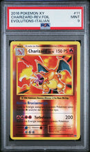 Charizard 011/108 Reverse Holo - ITA - Mint - Gradata PSA 9 - XY - Evoluzioni - Ristampa 2016  - Carta Pokemon