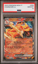 Charizard EX 006/165 - ITA - Mint - Gradata PSA 10 - Scarlatto e Violetto - 151 - Carta Pokemon