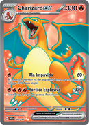 Charizard EX 183/165 Full Art - ITA - Near Mint - Scarlatto e Violetto - 151 - Carta Pokemon