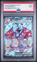 Charizard EX Teracristal Shiny SVP 074 Full Art - ITA - Mint Gradata PSA 9 - Promo Scarlatto e Violetto - Carta Pokemon