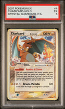 Charizard Specie Delta CG 004/100 Rara Holo - ITA - Excellent - Gradata PSA 5 - EX - Guardiani dei Cristalli - Carta Pokemon