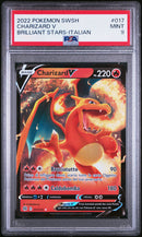 Charizard-V 017/172 - ITA - Mint - Gradata PSA 9 - Spada e Scudo - Astri Lucenti - Carta Pokemon