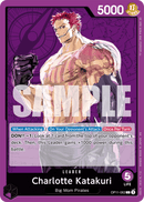 Charlotte Katakuri OP11-062 V1 - Leader Viola Leader - Near Mint - A Fist of Divine Speed - Carta One Piece Card Game