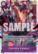 Charlotte Katakuri OP11-067 V1 - Character Viola Super Rare - Near Mint - A Fist of Divine Speed - Carta One Piece Card Game