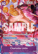 Charlotte Linlin OP11-073 V2 - Character Viola Alternate Art - Near Mint - A Fist of Divine Speed - Carta One Piece Card Game