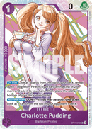 Charlotte Pudding OP11-070 V1 - Character Viola Super Rare - Near Mint - A Fist of Divine Speed - Carta One Piece Card Game