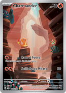 Charmander 168/165 Illustrazione Rara - ITA - Near Mint - Scarlatto e Violetto - 151 - Carta Pokemon