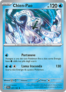 Chien-Pao 057/182 Reverse Holo - ITA - Near Mint - Scarlatto e Violetto - Paradosso Temporale - Carta Pokemon