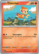 Chimchar 031/167 Reverse Holo Comune - ITA - Near Mint - Scarlatto e Violetto - Crepuscolo Mascherato - Carta Pokemon