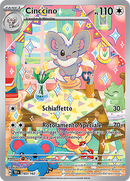 Cinccino 183/162 Illustrazione Rara - ITA - Near Mint - Scarlatto e Violetto - CronoForze - Carta Pokemon