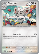 Cinccino BLK 076/086 Reverse Holo Poke Ball - ITA - Near Mint - Scarlatto e Violetto - Luce Nera - Carta Pokemon
