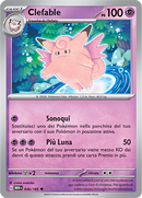 Clefable 036/165 Reverse Holo - ITA - Near Mint - Scarlatto e Violetto - 151 - Carta Pokemon