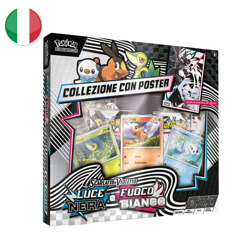 Collezione con Poster Unima - Scarlatto e Violetto - Fuoco Bianco - Scarlatto e Violetto - Luce Nera - ITA