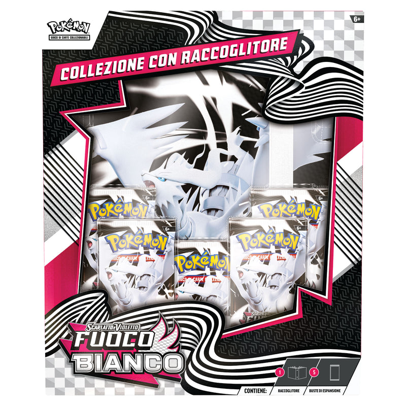 Collezione con Raccoglitore - Scarlatto e Violetto - Fuoco Bianco - ITA