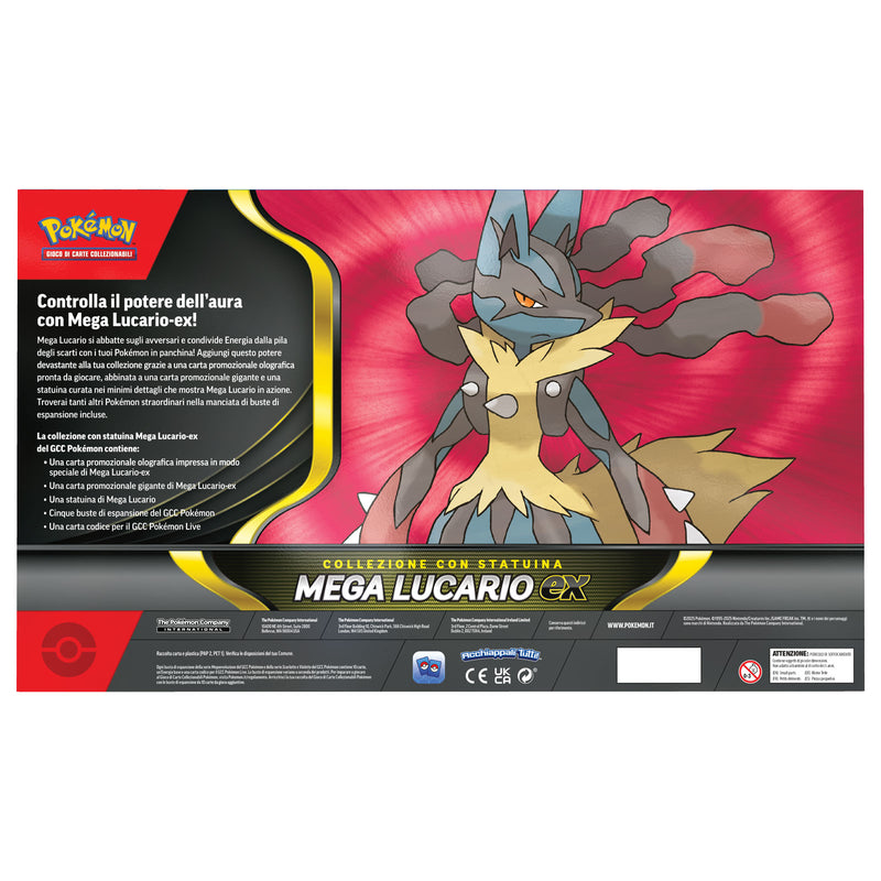 Collezione con Statuina Mega Lucario EX - Megaevoluzione - ITA