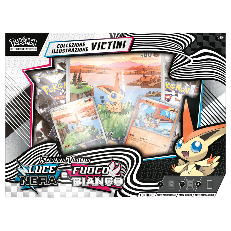 Collezione Illustrazione Victini - Scarlatto e Violetto - Fuoco Bianco - Scarlatto e Violetto - Luce Nera - ITA