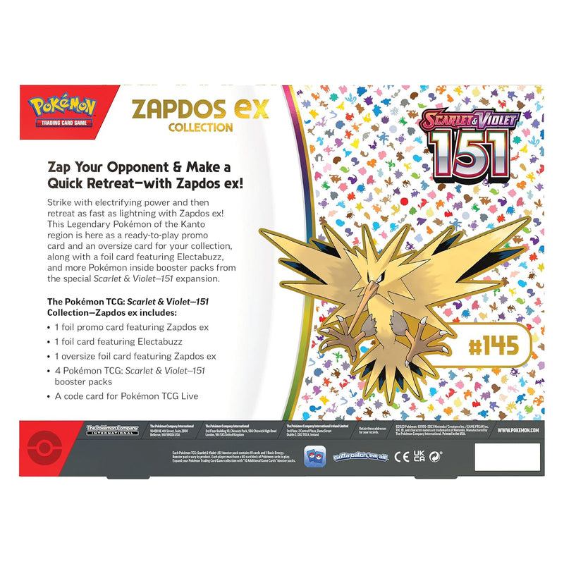 Collezione Zapdos EX - Scarlet and Violet - 151 - ENG