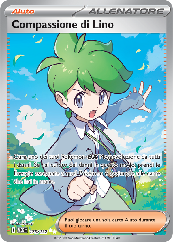 Compassione di Lino MEG 176/132 - ITA - Near Mint - Megaevoluzione - Carta Pokemon