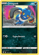 Croagunk 109/195 Reverse Holo - ITA - Near Mint - Spada e Scudo - Tempesta Argentata - Carta Pokemon