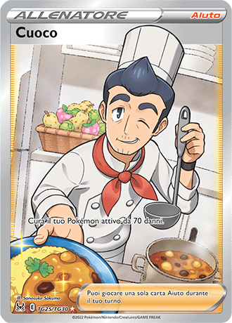 Cuoco TG25/TG30 Trainer Gallery - ITA - Near Mint - Spada e Scudo - Origine Perduta - Carta Pokemon