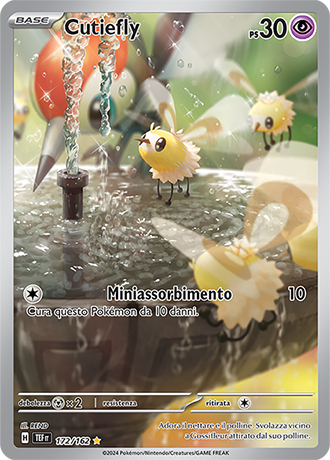 Cutiefly 172/162 Illustrazione Rara - ITA - Near Mint - Scarlatto e Violetto - CronoForze - Carta Pokemon