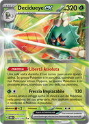 Decidueye-ex 015/197 - ITA - Near Mint - Scarlatto e Violetto - Ossidiana Infuocata - Carta Pokemon