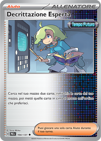 Decrittazione Esperta PRE 104/131 Reverse Holo - ITA - Near Mint - Scarlatto e Violetto - Evoluzioni Prismatiche - Carta Pokemon
