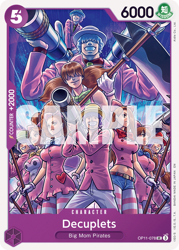 Decuplets OP11-078 - Character Viola Uncommon - Near Mint - A Fist of Divine Speed - Carta One Piece Card Game