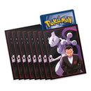 65 Bustine protettive ETB Rivali Predestinati Mewtwo del Team Rocket Sleeves POKEMON Standard Size 67 x 92 mm