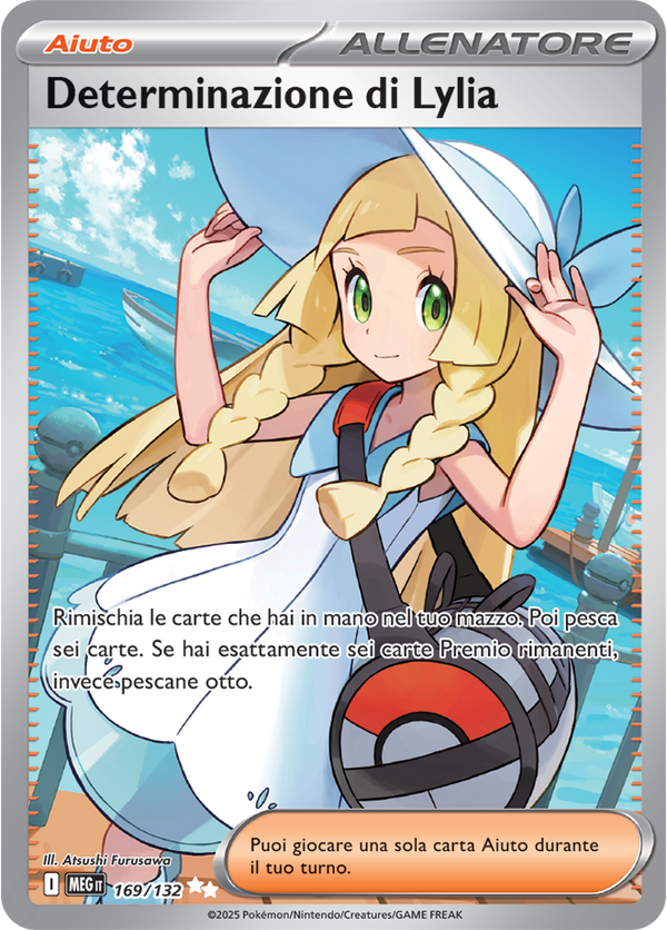 Determinazione di Lylia MEG 169/132 - ITA - Near Mint - Megaevoluzione - Carta Pokemon