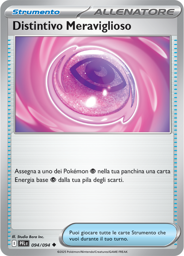 Distintivo Meraviglioso PFL 094/094 Reverse Holo - ITA - Near Mint - Megaevoluzione - Fiamme Spettrali - Carta Pokemon