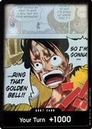 Don!! Luffy So i'm gonna.. Ring That Golden Bell OP15 V1 - DON!! - Near Mint - Adventure On Kami's Island - Carta One Piece Card Game