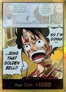 Don!! Luffy So i'm gonna.. Ring That Golden Bell OP15 V2 - DON!! Gold - Near Mint - Adventure On Kami's Island - Carta One Piece Card Game