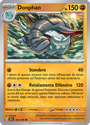 Donphan 103/191 Reverse Holo - ITA - Near Mint - Scarlatto e Violetto - Scintille Folgoranti - Carta Pokemon