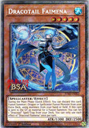 Dracotail Faimena JUSH-EN002-V3 Starlight Rare - Near Mint - Justice Hunters - Carta Yu-Gi-Oh!