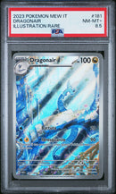 Dragonair MEW 181/165 Illustrazione Rara - ITA - Near Mint/Mint+ - Gradata PSA 8.5 - Scarlatto e Violetto - 151 - Carta Pokemon