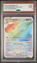 Dragonite-V ASTRO 081/078 Rara Segreta - ITA - Mint - Gradata PSA 9 - Spada e Scudo - Pokemon GO - Carta Pokemon
