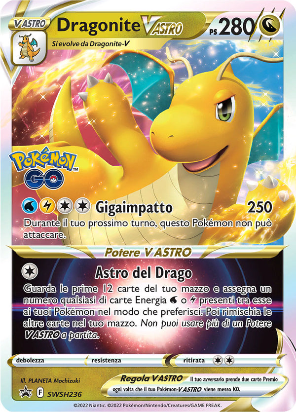 Dragonite-V ASTRO SWSH236 - ITA - Near Mint - Promo Spada e Scudo - Carta Pokemon