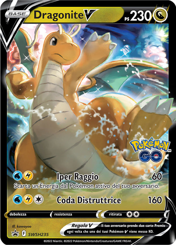 Dragonite-V SWSH235 - ITA - Near Mint - Promo Spada e Scudo - Carta Pokemon