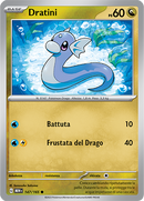 Dratini 147/165 - ITA - Near Mint - Scarlatto e Violetto - 151 - Carta Pokemon