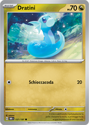 Dratini 157/197 Reverse Holo - ITA - Near Mint - Scarlatto e Violetto - Ossidiana Infuocata - Carta Pokemon