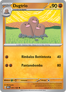 Dugtrio 051/165 Reverse Holo - ITA - Near Mint - Scarlatto e Violetto - 151 - Carta Pokemon
