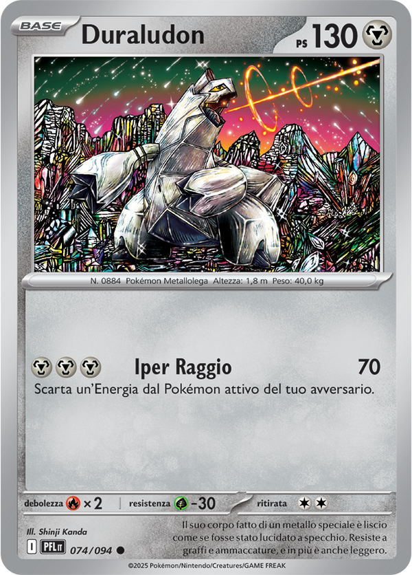 Duraludon PFL 074/094 - ITA - Near Mint - Megaevoluzione - Fiamme Spettrali - Carta Pokemon
